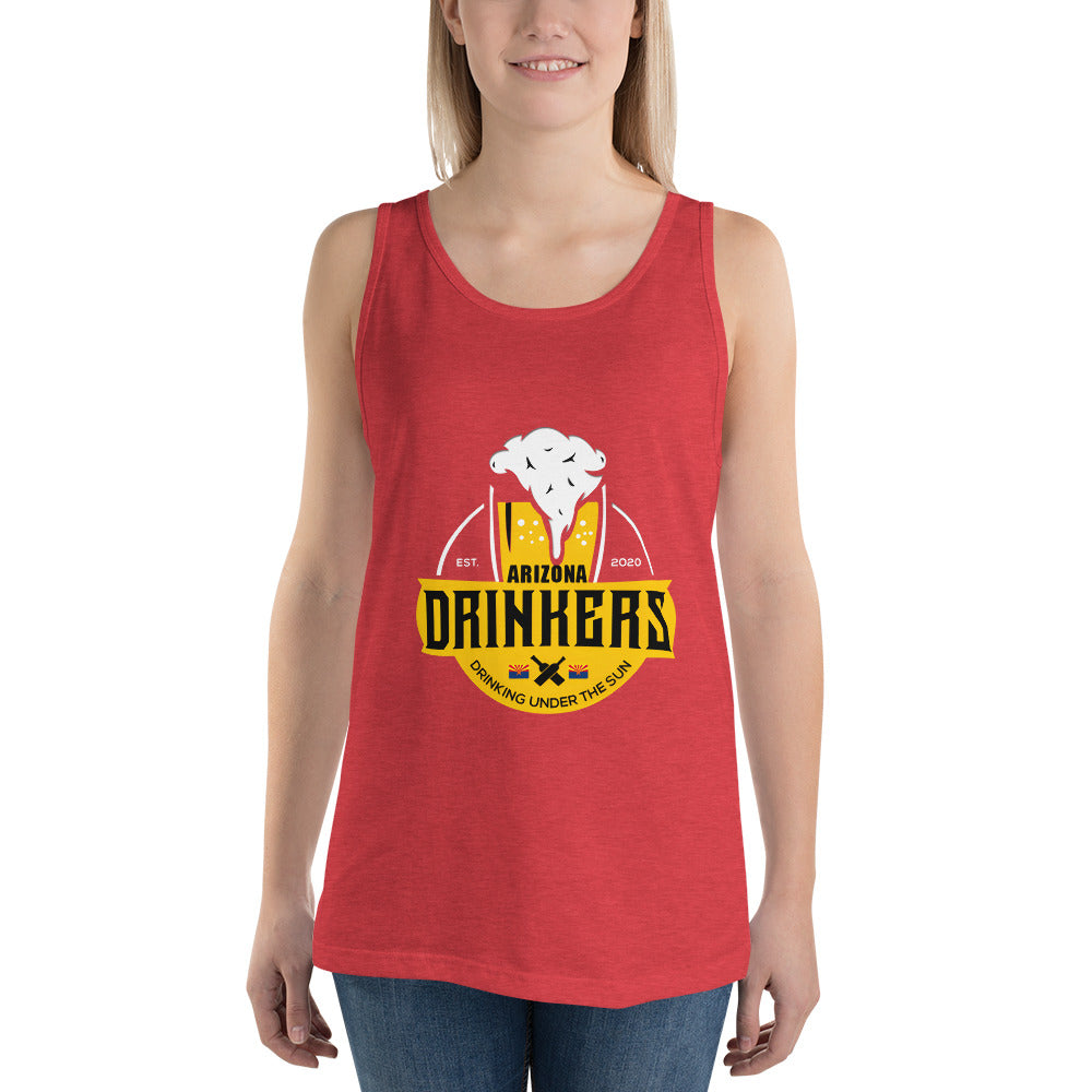 Unisex Tank Top with Arizona Drinkers Logo on front