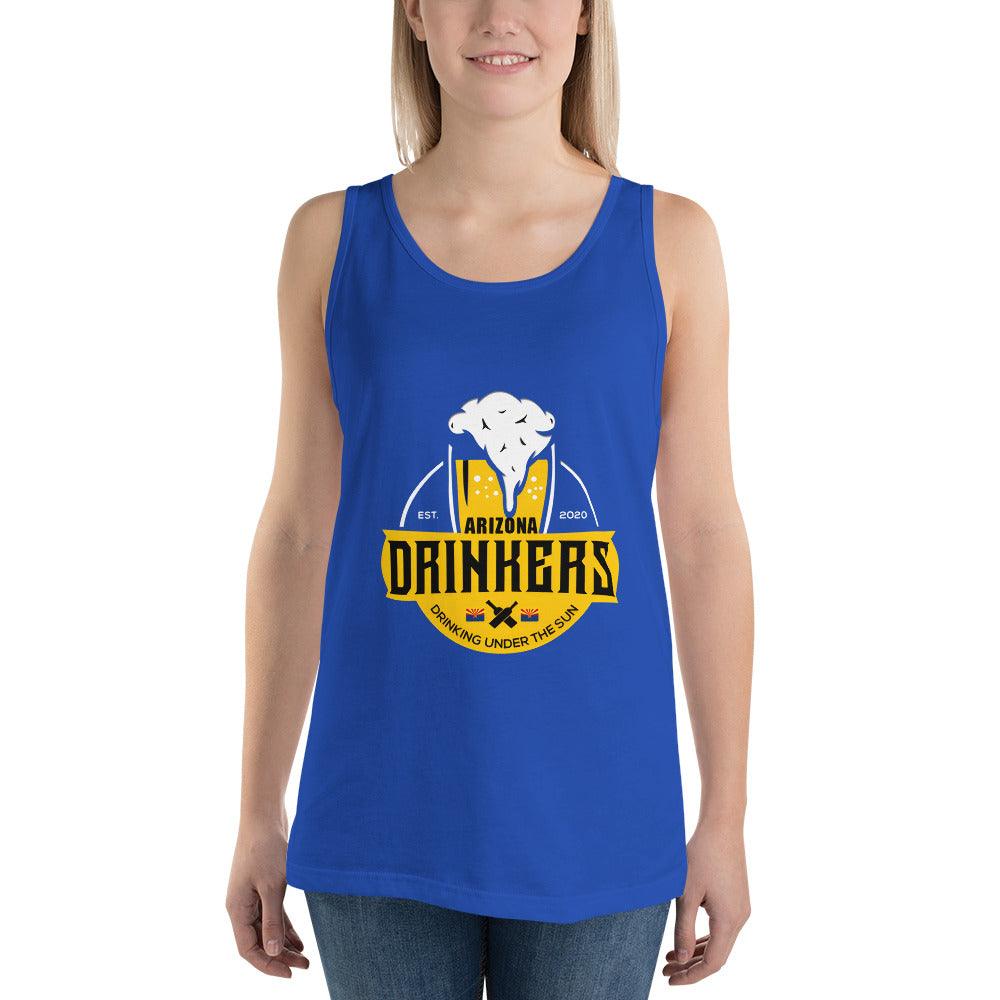Unisex Tank Top with Arizona Drinkers Logo on front