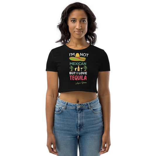 Organic Crop Top with Arizona Drinkers Text on front