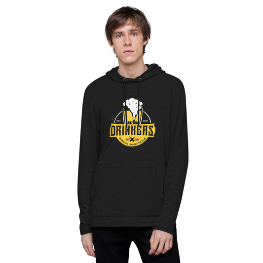 Unisex Lightweight Hoodie with Arizona Drinkers Logo On Front