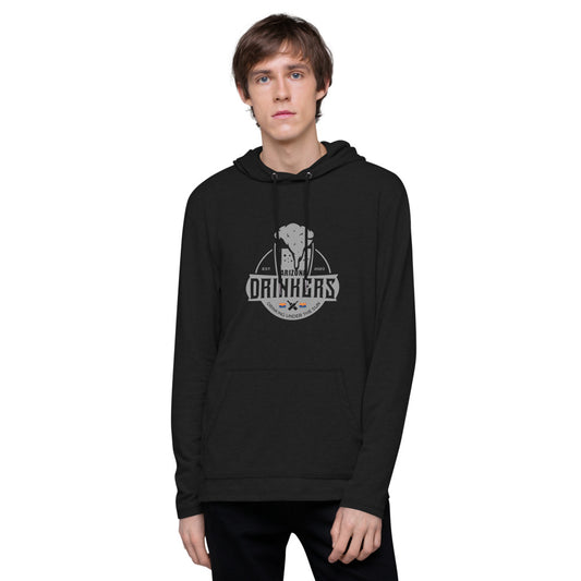 Unisex Lightweight Hoodie with Arizona Drinkers logo on Front