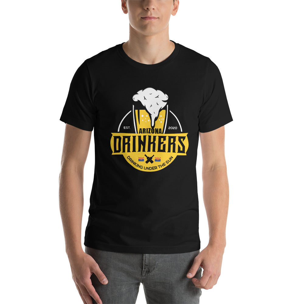 Men's Short/Long Sleeve Shirt with Logo on Front