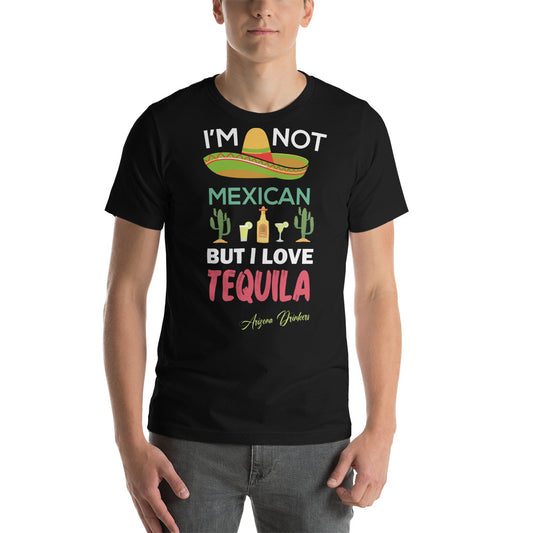 Short-sleeve unisex t-shirt with Drinkers Text on front