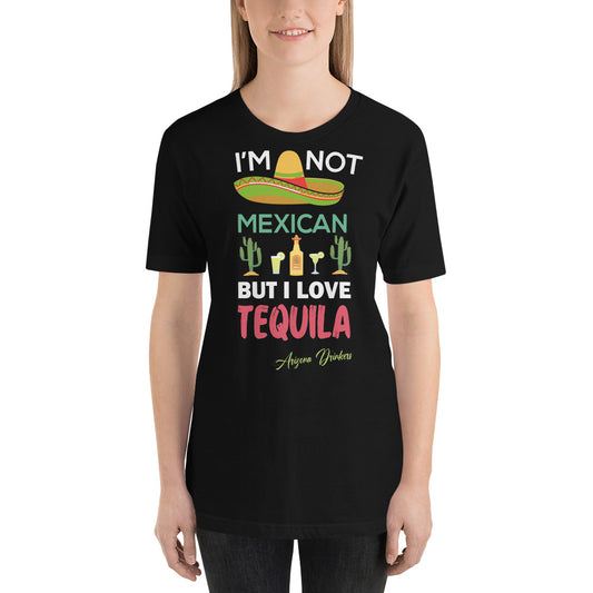 Short-sleeve unisex t-shirt with Arizona Drinkers Text on front