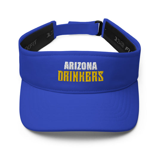 Visor with Arizona Drinkers in Yellow Color on Front