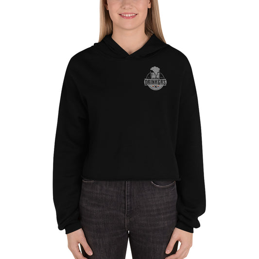 Crop Hoodie with Arizona Drinkers Logo on left chest