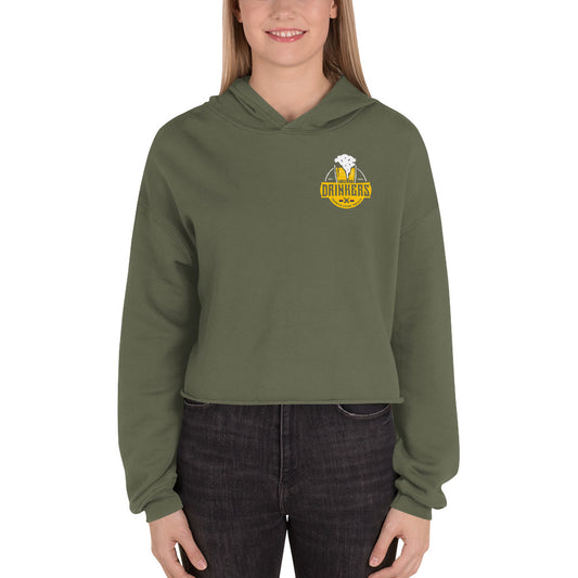 Crop Hoodie with Arizona Drinkers Logo on left chest