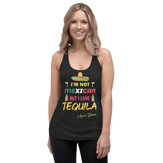 Women's Racerback Tank with Arizona Drinkers Text on front