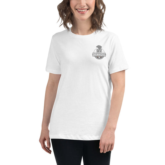 Women's Relaxed T-Shirt with Arizona Drinkers Logo on left chest